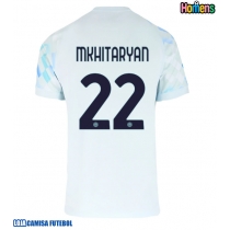 Camisa de Futebol Inter Milan Henrikh Mkhitaryan #22 Equipamento Secundário 2025-26 Manga Curta